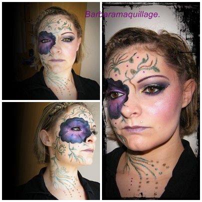 Maquillage artistique(fleur)