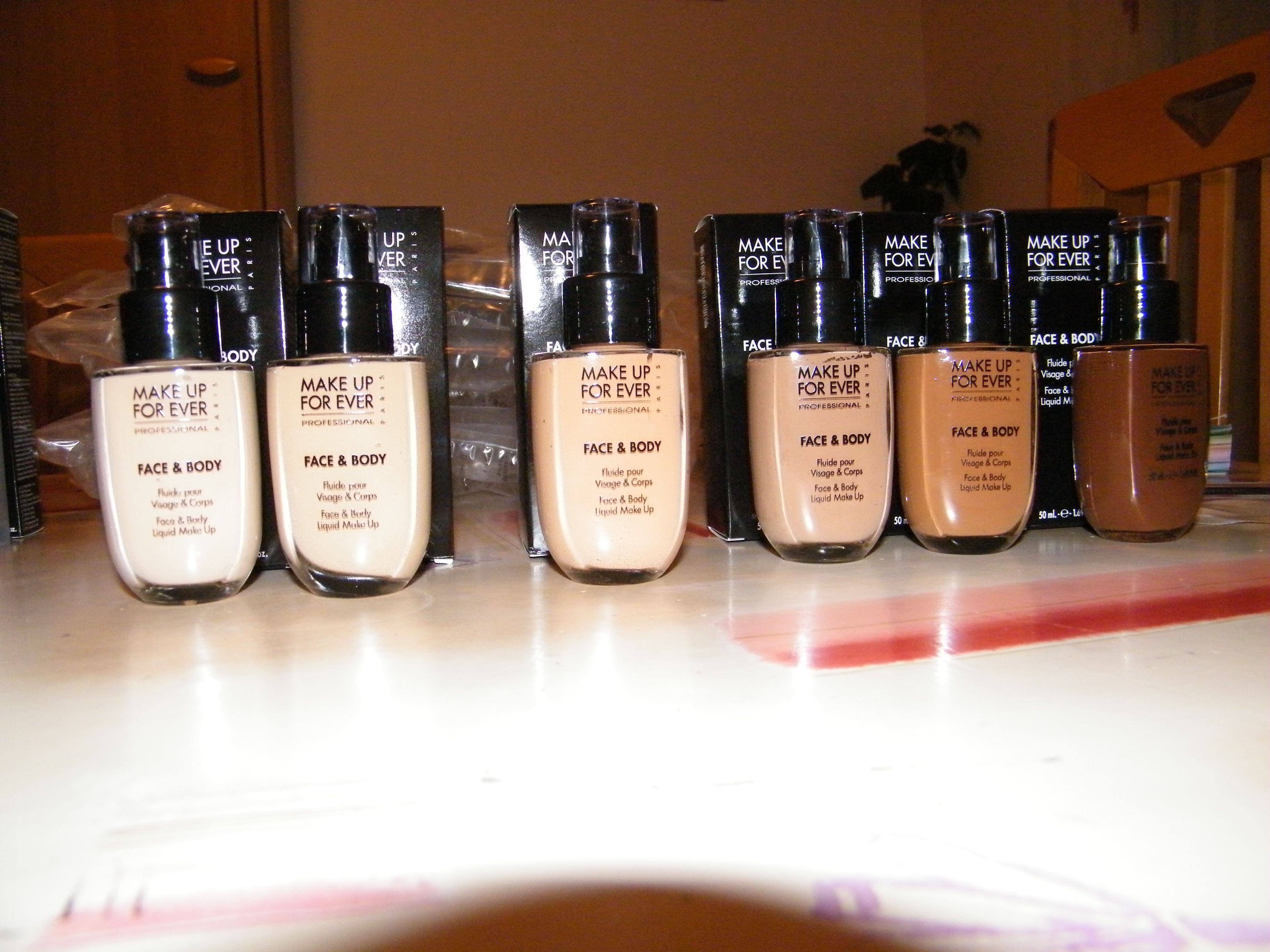 make up for ever fond de teint